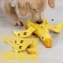 Sounding plush toys for dogs [Yellow]