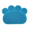 Claw-shaped cat litter mat [Light blue-30x40cm]