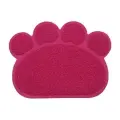 Claw-shaped cat litter mat [Rose red-30x40cm]