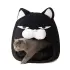 Cat House Bed Mat Sleeping Nest Pet Bed [Black-M]