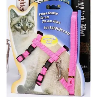 Cat towing pet belt [Pink-S]