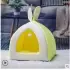 Cat House Cat House Villa Cat Bed Small Dog Kennel [Grey-M]