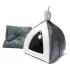 Cat House Cat House Villa Cat Bed Small Dog Kennel [Yellow-S]