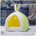 Cat House Cat House Villa Cat Bed Small Dog Kennel [Yellow-M]