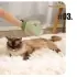 Comb 2-in-1 Floating Hair Removal Pet Gloves [Blue]