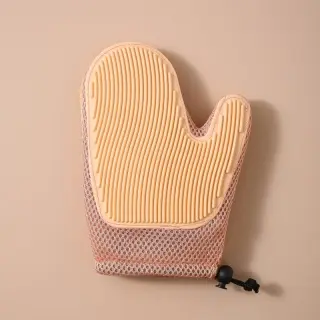 Comb 2-in-1 Floating Hair Removal Pet Gloves [Pink]