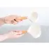 Pet Food Spoon With Bamboo Handle [White-S]