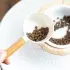 Pet Food Spoon With Bamboo Handle [White-S]