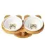 Ceramic Pet Products Cat Bowl [Grey Cat]