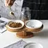 Ceramic Pet Products Cat Bowl [Grey Cat]