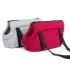 Portable Dog Carrier Bag Mesh Breathable [Gray-Small]