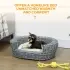 Wicker Pet Bed With Cushion Grey [Default]