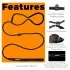 Integrated Anti-Bite Muzzle & Leash [Nylon]