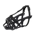 Breathable Basket Dog Muzzle For Large Breeds [Black-XL]