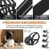 Breathable Basket Dog Muzzle For Large Breeds [Black-XL]