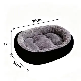 Dog Bed Cat Beds Soft Washable Fleece [70 x 55 cm]