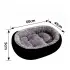 Dog Bed Cat Beds Soft Washable Fleece [70 x 55 cm]
