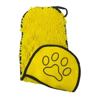 Pet Bath Towel, Specially Designed For Dogs, Quickly Absorbs Water [Yellow]