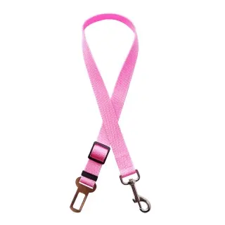 Adjustable Pet Cat Dog Car Seat Belt [Pink]