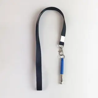 Dog Training Whistle Copper Ultrasonic [Blue]