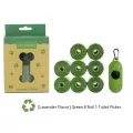 Fragrance Degradable Poop Bag [Boxed 8 Rolls Distributor-Army Green]