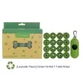 Fragrance Degradable Poop Bag [Boxed 16 Rolls Distributor-Army Green]