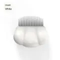 Dog Grooming Comb Comfortable Lice Flea Combs [Cream White]
