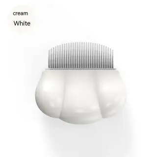 Dog Grooming Comb Comfortable Lice Flea Combs [Cream White]