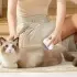 Dog Grooming Comb Comfortable Lice Flea Combs [Cream White]