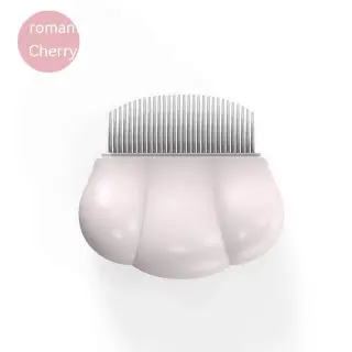 Dog Grooming Comb Comfortable Lice Flea Combs [Romantic Cherry Blossoms]