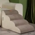Pet Stairs Dog Slope [Brown Fourth Order 36x72x40  -Pet Ramp Stairs]