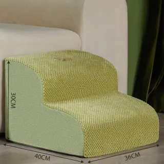Pet Stairs Dog Slope [Green Second Order 36x40x30 -Pet Ramp Stairs]