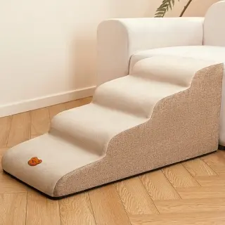 Pet Stairs Dog Slope [Upgrade Brown Fourth Order-Pet Ramp Stairs]