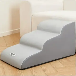 Pet Stairs Dog Slope [Gray Level 3-Pet Ramp Stairs]