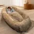 Queen Bed Pet Plush Sofa [Dark Gray-6XL]
