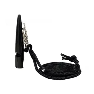 Dog Trainer Whistle With Lanyard [Black-Whistle Lanyard]
