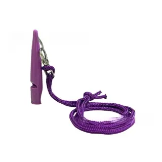 Dog Trainer Whistle With Lanyard [Purple-Whistle Lanyard]