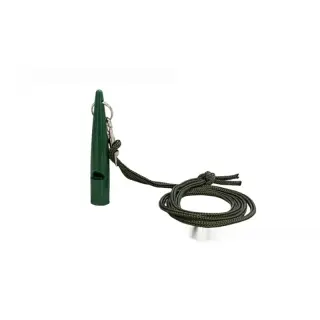 Dog Trainer Whistle With Lanyard [Army Green-Whistle Lanyard]