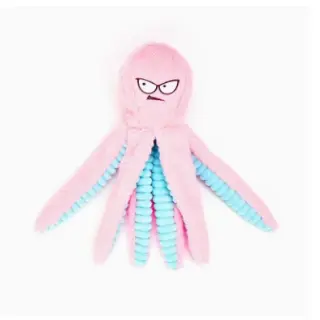 Stuffed Tough Dog Chew Toys Large Dog Toys [Pink]