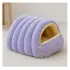 Removable And Washable Closed Cat House Nest [Large Size-Light Beige]