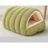 Removable And Washable Closed Cat House Nest [Large Size-Light Purple]