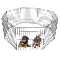 Foldable Pet Fence Partition Enclosure [30 inch 76×61cm×8 pcs]
