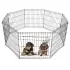 Foldable Pet Fence Partition Gate Dog Cage Enclosure [36 inch 91.5×61cm×6 pcs]