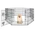 Foldable Pet Fence Partition Gate Dog Cage Enclosure [36 inch 91.5×61cm×6 pcs]