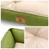 Oxford Fabric Waterproof Dog Bed Color-block [Light Gray-S]